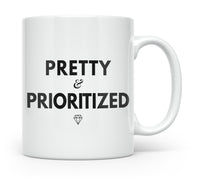 Load image into Gallery viewer, Pretty Prioritized Diamond Design Coffee Mug