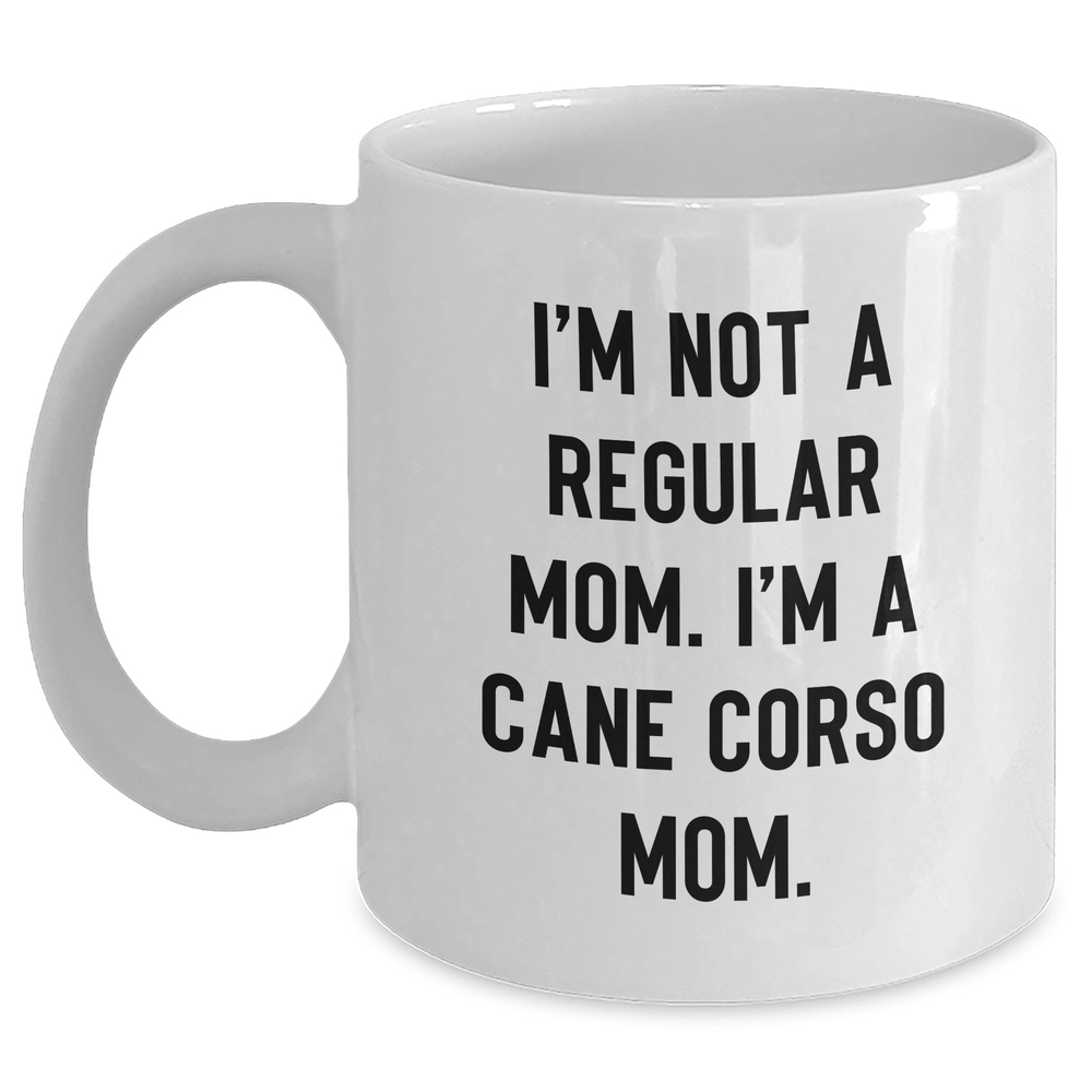 Cane Corso Dog Mom Funny Gifts from Family, White Coffee Mug for Cane Corso Dog Lovers, Father's Day Unique Gifts - Main
