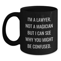 Load image into Gallery viewer, Funny Lawyer Gifts from Friends for Men - Lawyer Coffee Mug Christmas Unique Presents - Main