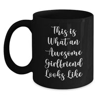 Load image into Gallery viewer, Funny Sweetheart Black Coffee Mug Gifts from Men to Sweetheart - This Is What An Awesome Sweetheart Looks Like Birthday Unique Gifts - Main