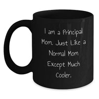 Load image into Gallery viewer, Funny Principal Gifts from Friends and Family for Graduation Unique Principal Mom Black Coffee Mugs - Main