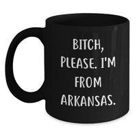 Load image into Gallery viewer, Funny Arkansas Quotes Gifts for Men from Arkansas - Black Coffee Mug, Birthday Unique Gifts - Main
