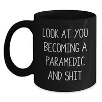 Load image into Gallery viewer, Funny Rescue Worker Gifts for Men, Black Coffee Mugs with Christmas Unique Gifts from Family - Main
