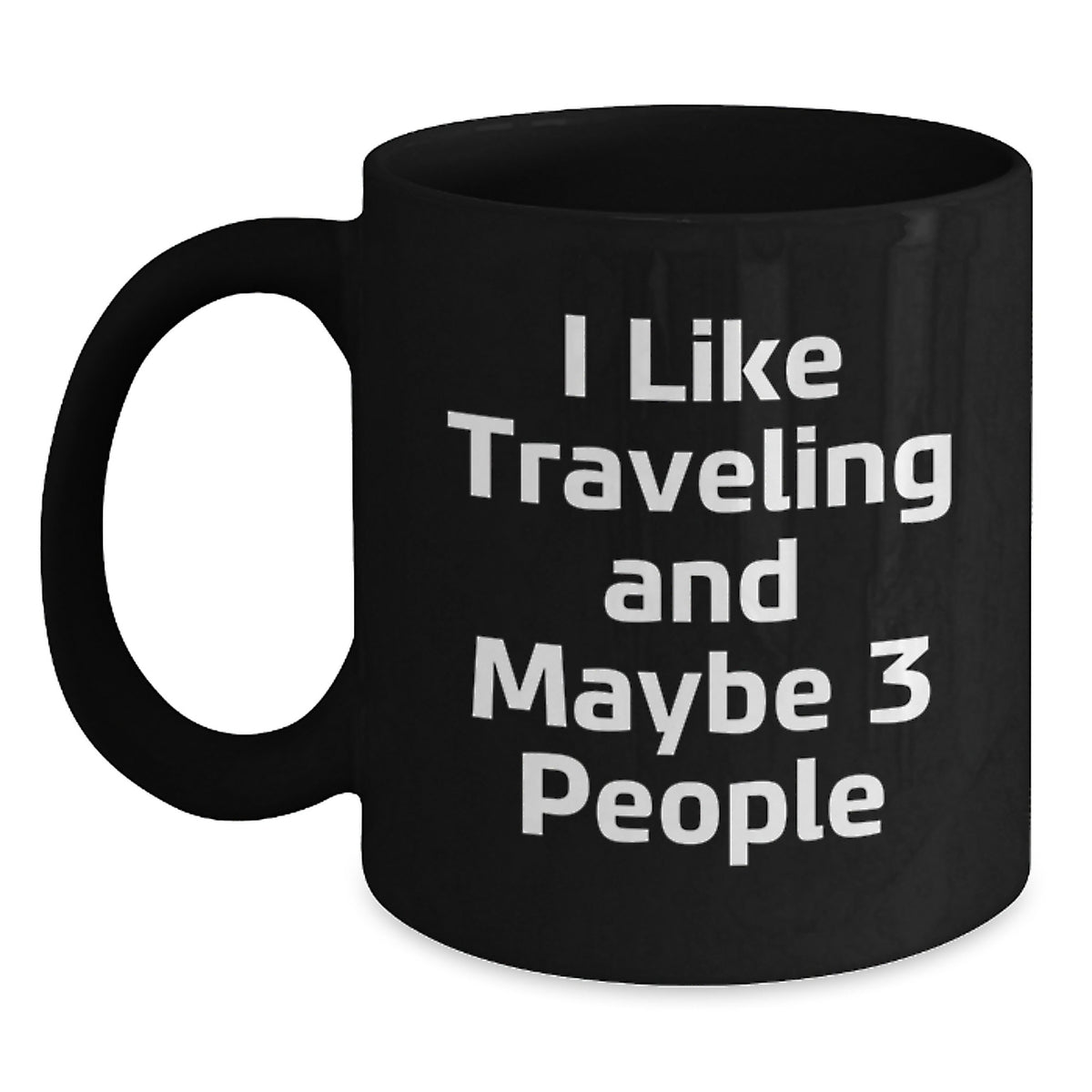 Traveling Enthusiast's Funny Black Coffee Mug Gifts from Friends for Christmas - Main