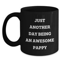 Load image into Gallery viewer, Pappy Gifts for Him, Funny Black Coffee Mug, Christmas Unique Presents from Friends and Family - Main
