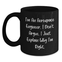 Load image into Gallery viewer, Aerospace Engineer Funny Mugs Gifts from Men to Friends and Family for Christmas Unique Presents - Main
