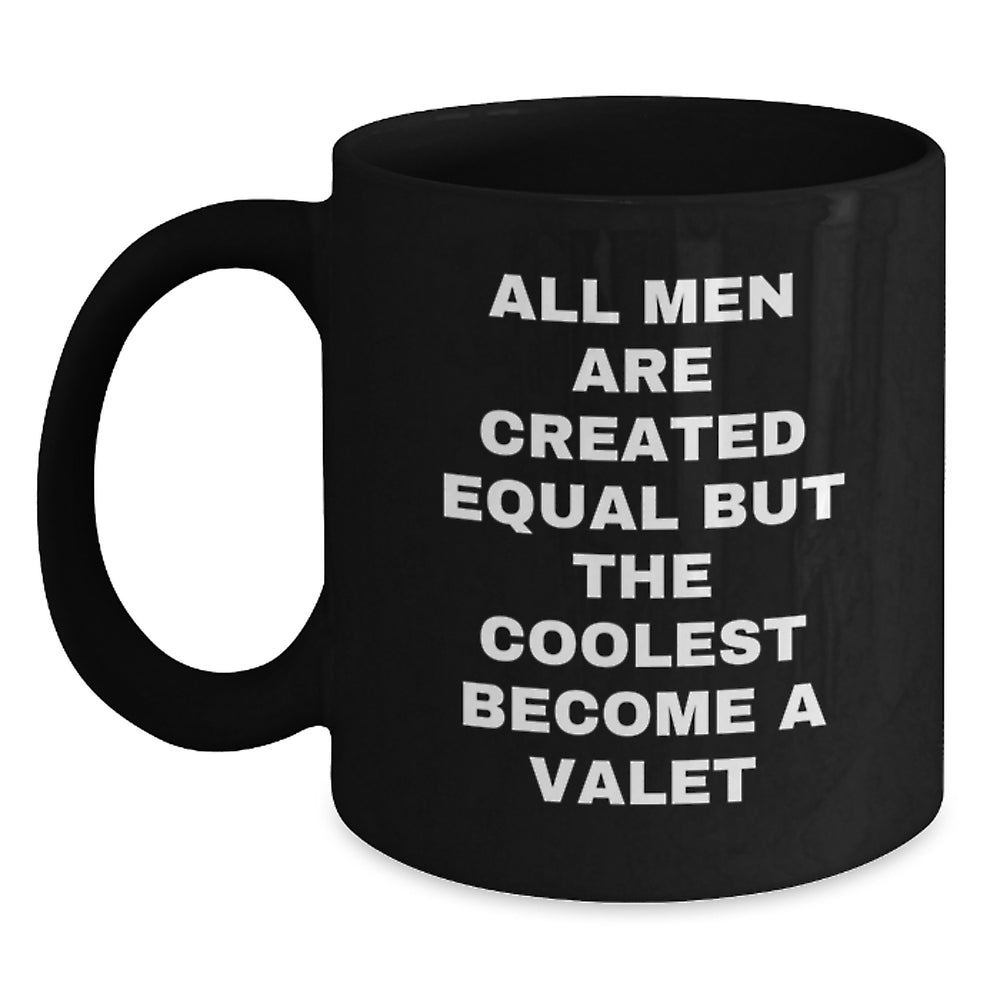 Valet Gifts for Men Funny Black Coffee Mugs Gifts from Friends for Valet Graduation Unique Gifts - Main