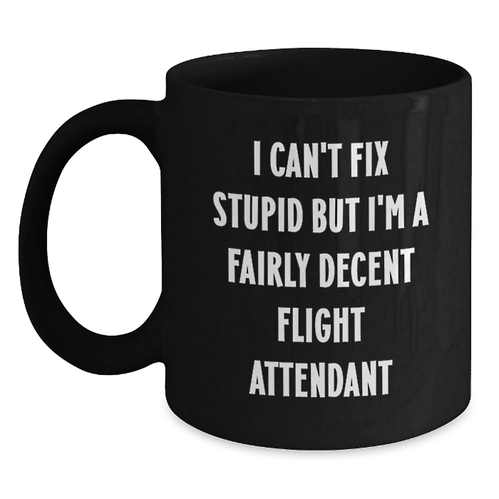 Funny Flight Attendant Gifts, Flight Attendant Love, Christmas Unique Mugs for Flight Attendant Men and Women Friends - Main