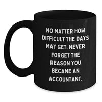 Load image into Gallery viewer, Funny Accountant Gifts from Friends, Black Coffee Mug for Accountant, Valentine's Unique - Main