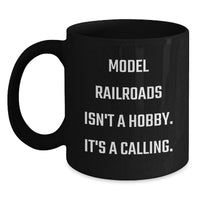 Load image into Gallery viewer, Model Railroads Enthusiast Gifts from Friends Unique Birthday Mugs for Men - Main