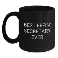 Load image into Gallery viewer, Gifts for Men, Funny Secretary Black Coffee Mug Gifts from Friends for Birthday Unique Presents - Main