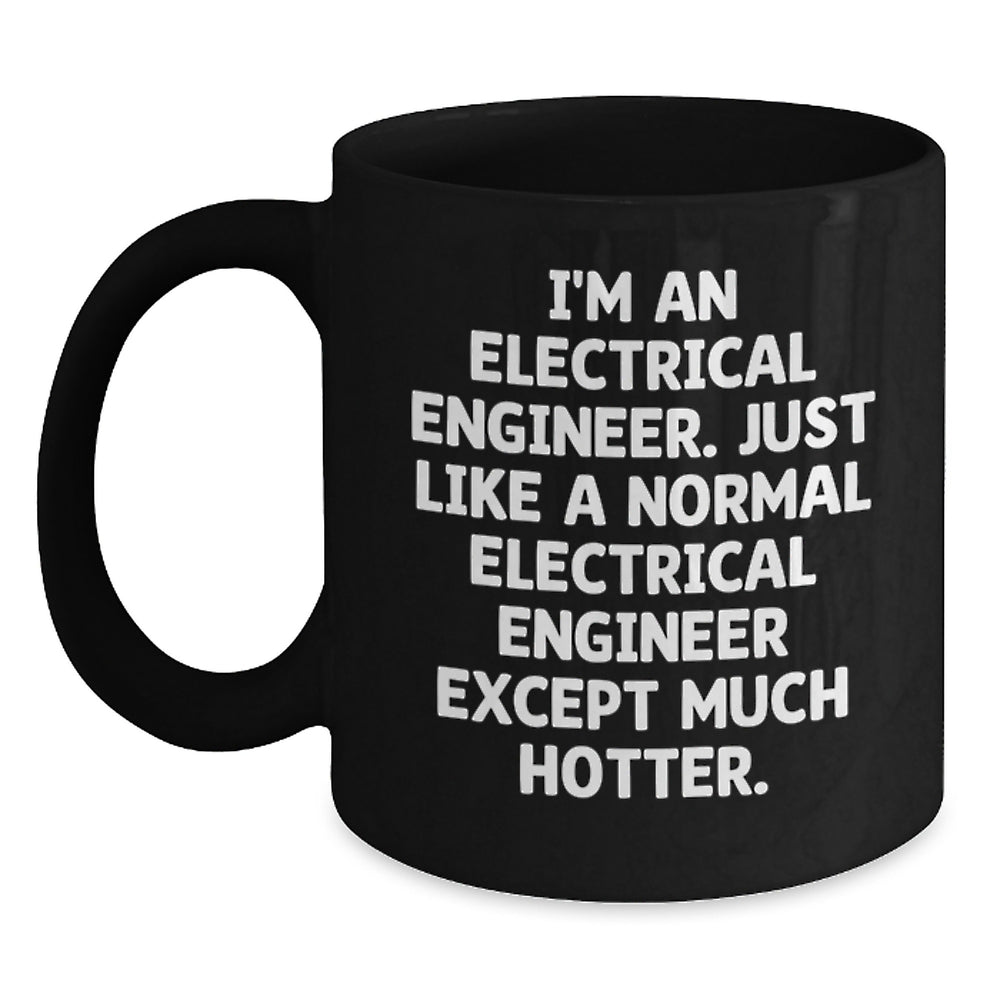 Electrical Engineer Gifts Funny Mugs Black Coffee Mug for Graduation from Friends - Main