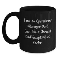 Load image into Gallery viewer, Gifts from Family, Unique Operations Manager Dad Jokes Black Coffee Mugs for Men, Funny Graduation Gifts for Operations Manager - Main