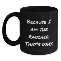 Load image into Gallery viewer, Rancher Funny Coffee Mug Gifts from Friends for Men Graduation Unique - Main