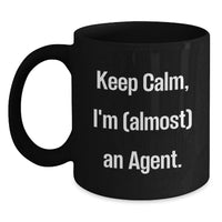 Load image into Gallery viewer, Funny Agent Black Coffee Mugs Gifts from Friends for Agent Men Graduation Unique - Main