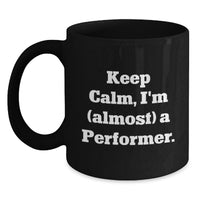 Load image into Gallery viewer, Performer Keepsake Black Coffee Mug for Him Birthday Gift with 11oz - Main
