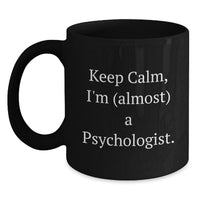 Load image into Gallery viewer, Psychologist Keepsake Black Coffee Mug for Him Birthday Gift - Main