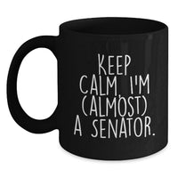 Load image into Gallery viewer, Senator Keepsake Black Coffee Mug for Him Birthday Gift - Main