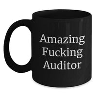 Load image into Gallery viewer, Auditor Keepsake Premium Black Coffee Mug for Him Graduation Gift - Main