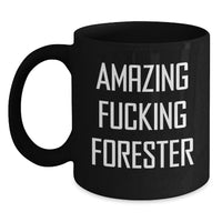 Load image into Gallery viewer, Forester Keepsake Black Coffee Mug for Him Amazing Graduation Gift - Main