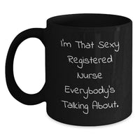 Load image into Gallery viewer, Funny Registered Nurse Black Coffee Mugs Gifts from Friends for Graduation Unique - Main
