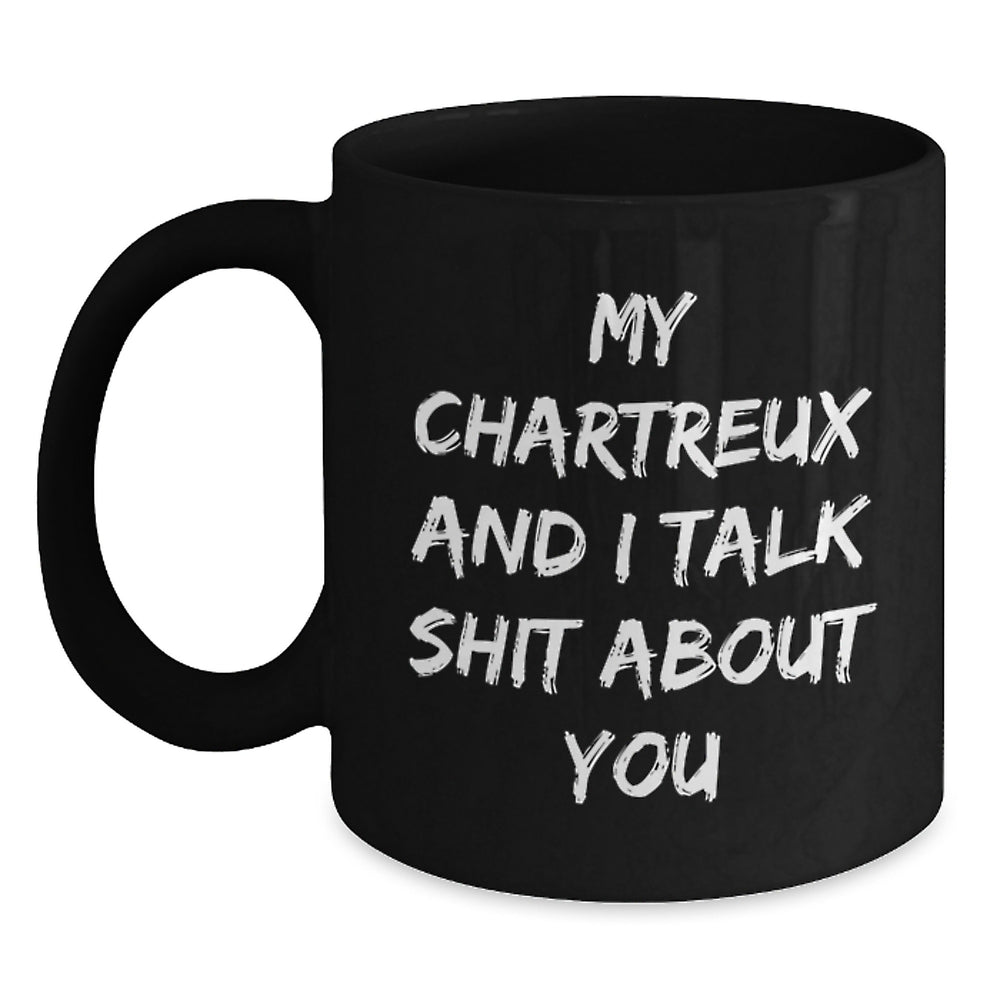 Funny Chartreux Cat Gifts for Friends - Christmas Unique Mugs from Men - Main