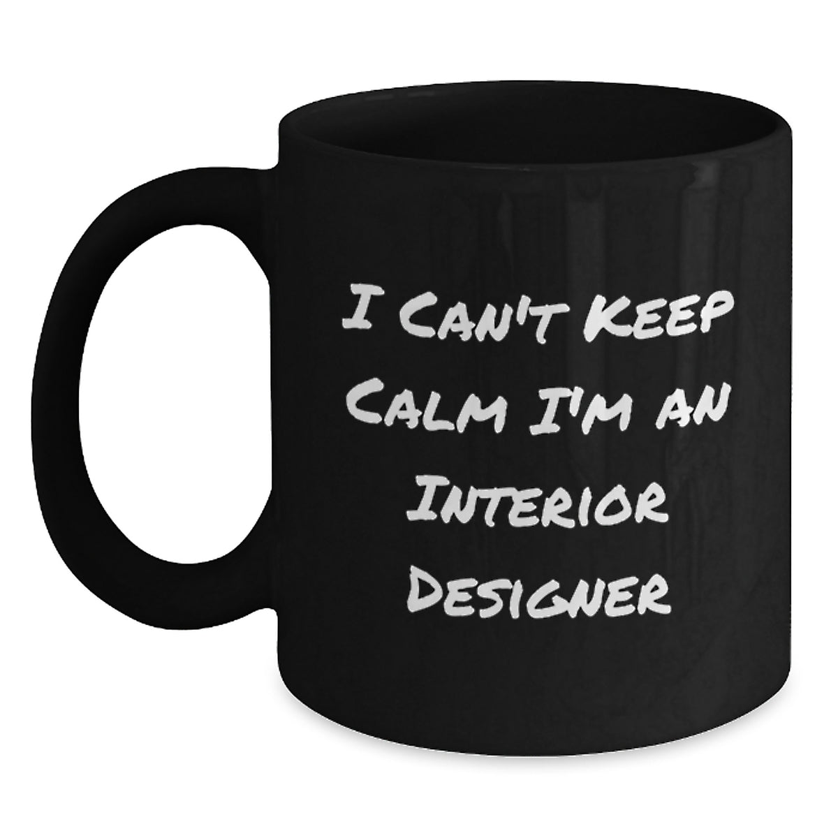 Funny Interior Designer Gifts from Friends, Unique Black Coffee Mugs for Interior Designers, I'm An Interior Designer Christmas Unique Gifts - Main