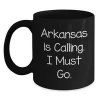 Load image into Gallery viewer, Funny Arkansas Black Coffee Mugs Gifts from Friends to Arkansas Lovers Birthday Unique Gifts - Main