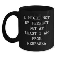 Load image into Gallery viewer, Gifts from Friends for Nebraska Enthusiasts, Funny Black Coffee Mugs for Graduation Unique Gifts - Main