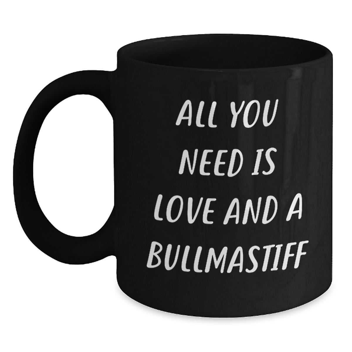 Funny Bullmastiff Dog Black Coffee Mug Gifts from Friends for Women, Men and Family, Unique Christmas Unique Gifts Ideas - Main
