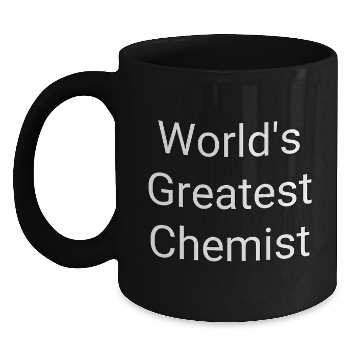Funny Chemist Gifts - World's Greatest Chemist Black Coffee Mug for Graduation, Perfect for Chemist Lovers, Gifts from Family, Friends, or Coworkers, 11oz or 15oz Microwave and Dishwasher Safe - Main