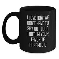 Load image into Gallery viewer, Funny Rescue Worker Gifts from Men to Rescue Worker Friends, Black Coffee Mugs with Rescue Worker Humor, Christmas Unique Gifts for Rescue Worker - Main