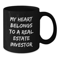 Load image into Gallery viewer, Graduation Unique Gifts for Real Estate Investor Women, Funny Quote Black Coffee Mug, 11oz or 15oz Ceramic Mug, Gifts from Women to Real Estate Investor Friends - Additional