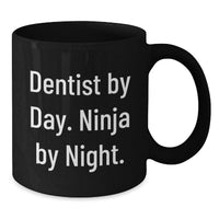 Load image into Gallery viewer, Funny Dentist Gifts for Men - Dentist By Day Ninja By Night Graduation Unique Mug - Additional