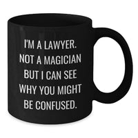 Load image into Gallery viewer, Funny Lawyer Gifts from Friends for Men - Lawyer Coffee Mug Christmas Unique Presents - Additional