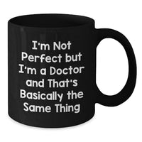 Load image into Gallery viewer, Funny Doctor Gifts from Friends for Doctor Men Birthday Unique Gift Ideas Black Coffee Mug - Additional