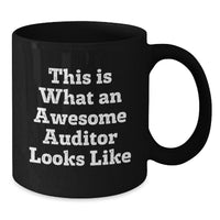 Load image into Gallery viewer, Funny Auditor Gifts, This Is What An Awesome Auditor Looks Like, Black Coffee Mug for Birthday Unique Gifts from Friends - Additional
