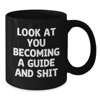 Load image into Gallery viewer, Funny Guide Black Coffee Mugs for Christmas Unique Gifts from Friends Men to Guide Enthusiasts - Additional
