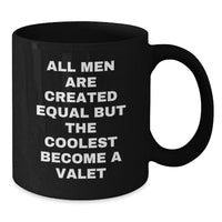 Load image into Gallery viewer, Valet Gifts for Men Funny Black Coffee Mugs Gifts from Friends for Valet Graduation Unique Gifts - Additional
