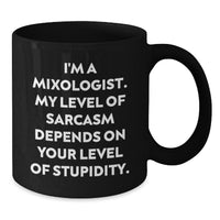 Load image into Gallery viewer, Funny Mixologist Black Coffee Mugs Gifts from Friends and Family for Christmas Unique Presents - Additional
