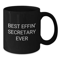 Load image into Gallery viewer, Gifts for Men, Funny Secretary Black Coffee Mug Gifts from Friends for Birthday Unique Presents - Additional