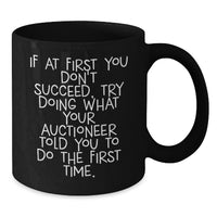 Load image into Gallery viewer, Funny Auctioneer Gifts for Men Women Friends Family Mother's Day Unique Black Coffee Mugs - Additional