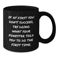 Load image into Gallery viewer, Funny Forester Gifts from Dad to Mom on Mother's Day Unique Black Coffee Mugs - Additional