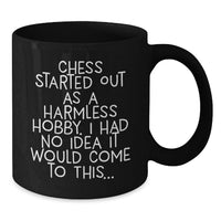 Load image into Gallery viewer, Chess Black Coffee Mug Keepsake Birthday Gift for Him with Quote - Additional
