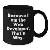 Load image into Gallery viewer, Web Developer Gifts from Family - Funny Black Coffee Mug for Graduation Unique - Additional