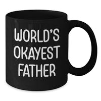 Load image into Gallery viewer, Father Keepsake Black Coffee Mug for Him Birthday Surprise Gift - Additional