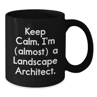 Load image into Gallery viewer, Landscape Architect Keepsake Black Coffee Mug for Him Birthday Gift - Additional