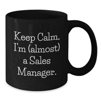 Load image into Gallery viewer, Sales Manager Keepsake Black Coffee Mug for Him Birthday Gift - Additional