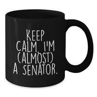 Load image into Gallery viewer, Senator Keepsake Black Coffee Mug for Him Birthday Gift - Additional