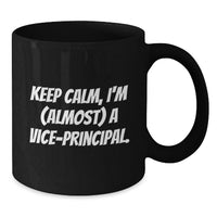 Load image into Gallery viewer, Vice-principal Keepsake Black Coffee Mug for Him Birthday Gift - Additional